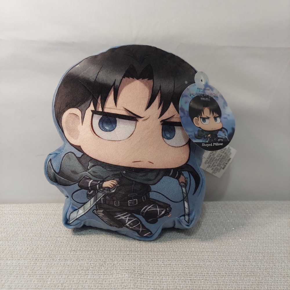 Attack on Titan Levi Ackerman Plush Pillow Surreal Entertainment Anime NWT